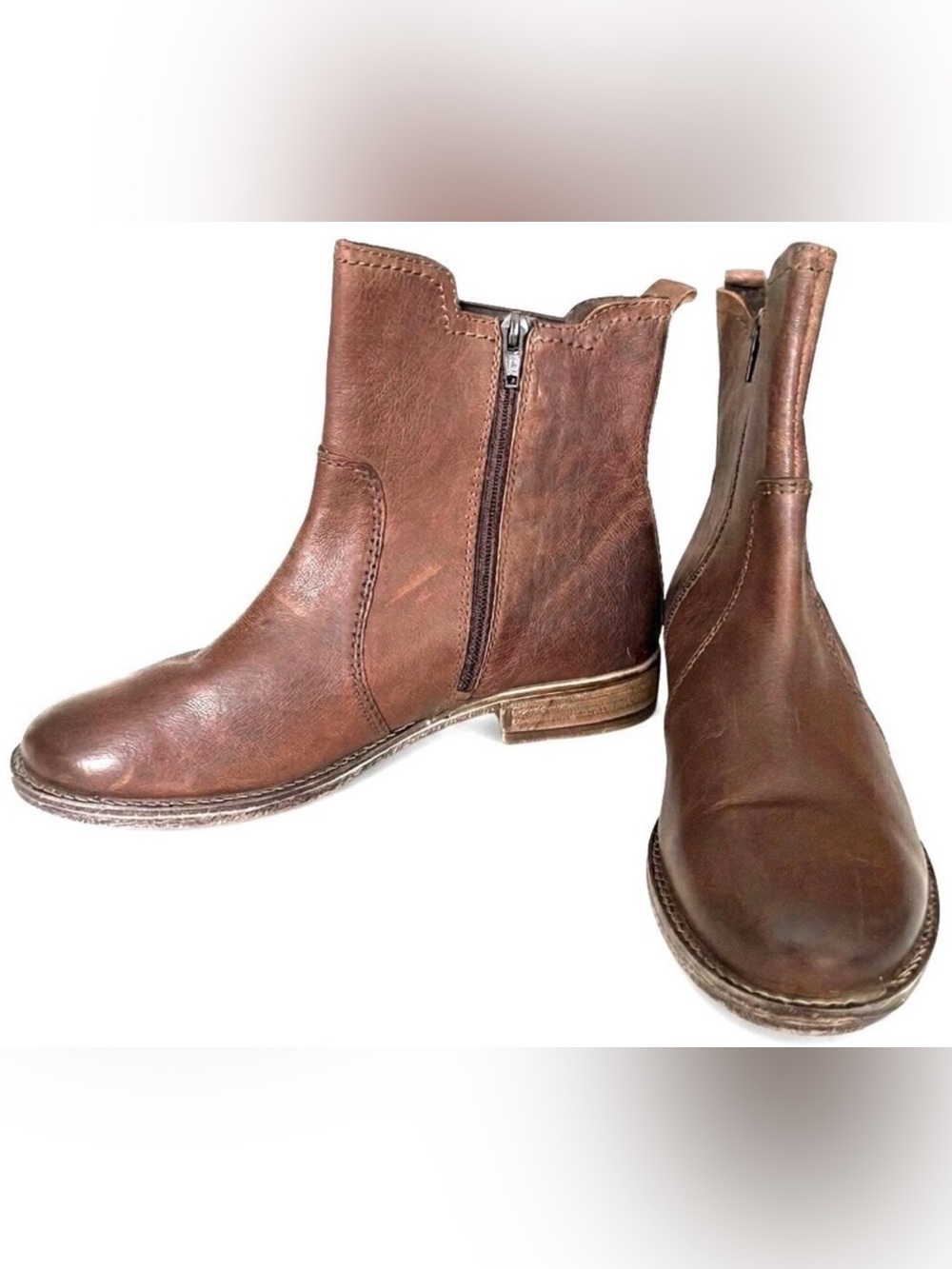 Josef Seibel Sienna 80 Brown Leather Chelsea Boots EU 39 / US 8